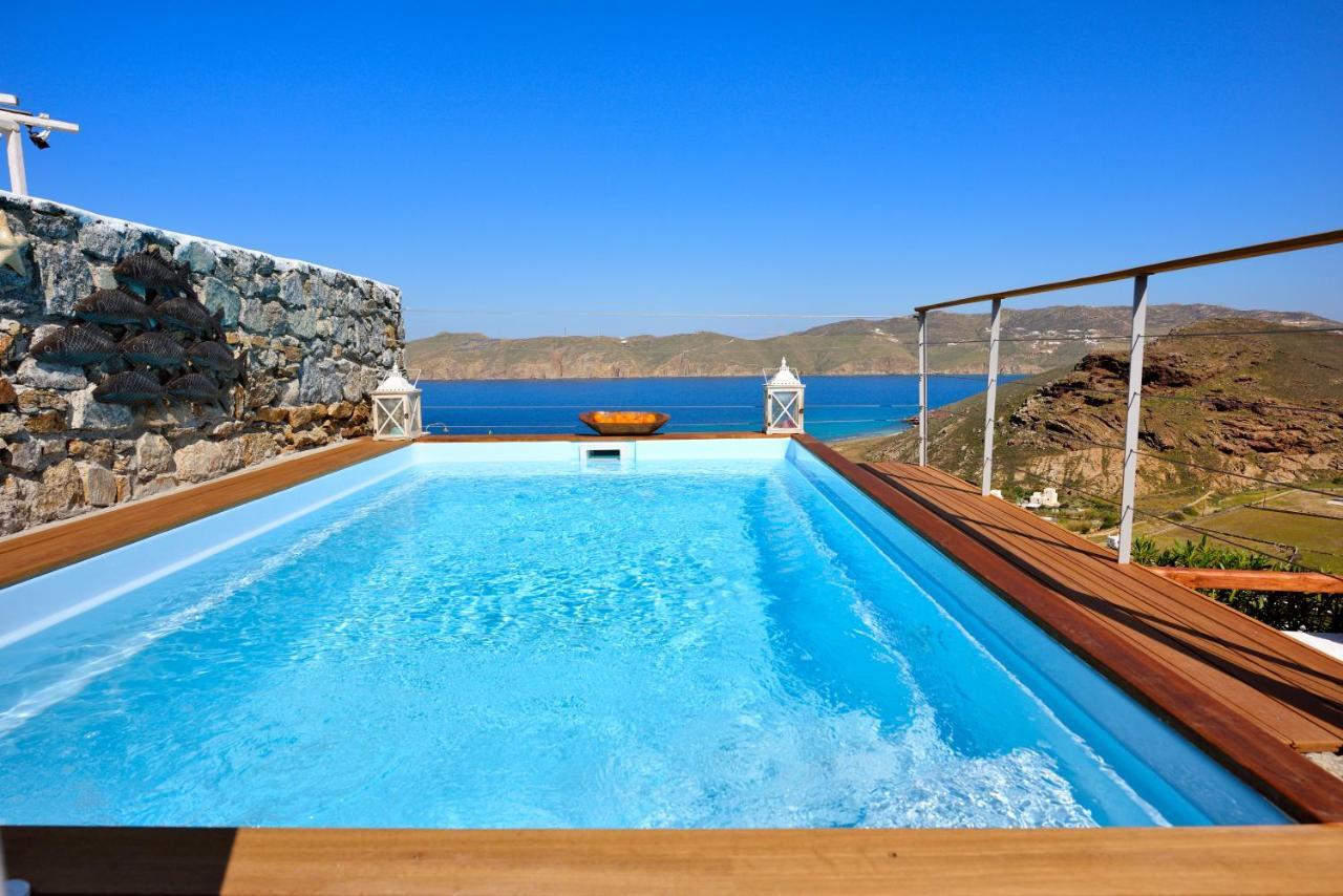 Villa Princess 6 Private With Pool Panormos Beach Eksteriør billede