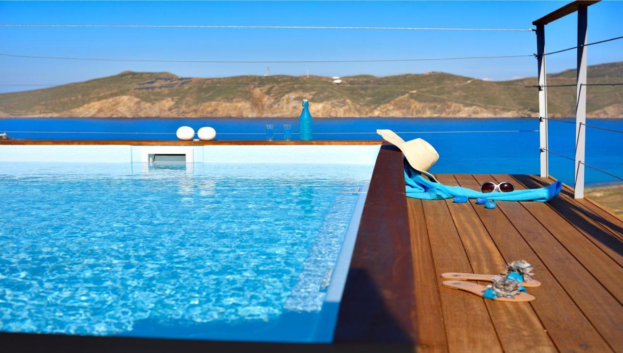 Villa Princess 6 Private With Pool Panormos Beach Eksteriør billede